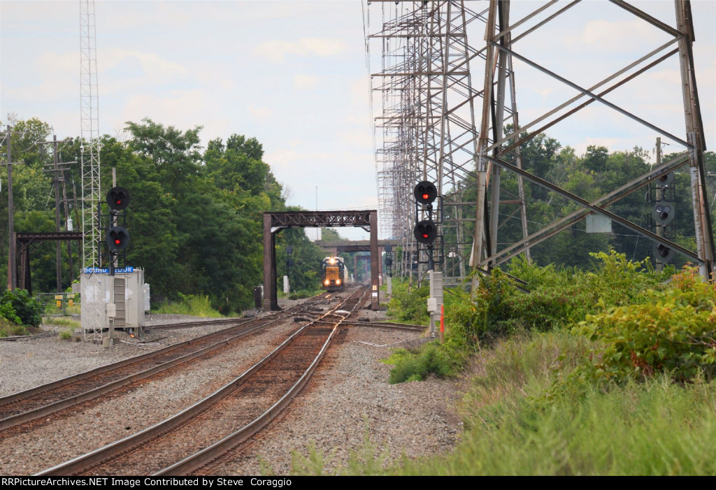 MA-2 Approaches East on Track 2